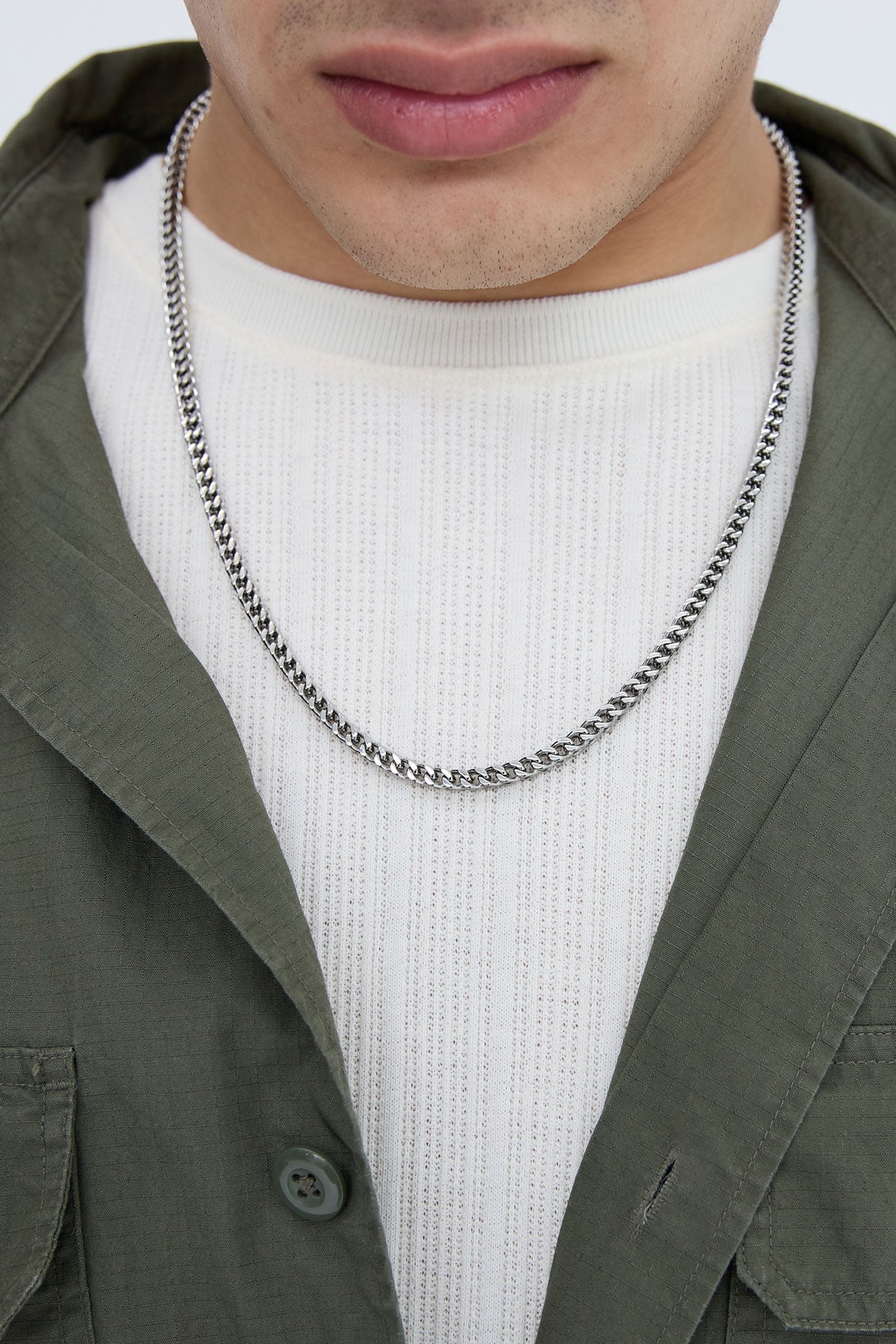 Men's Link Chain - Silver