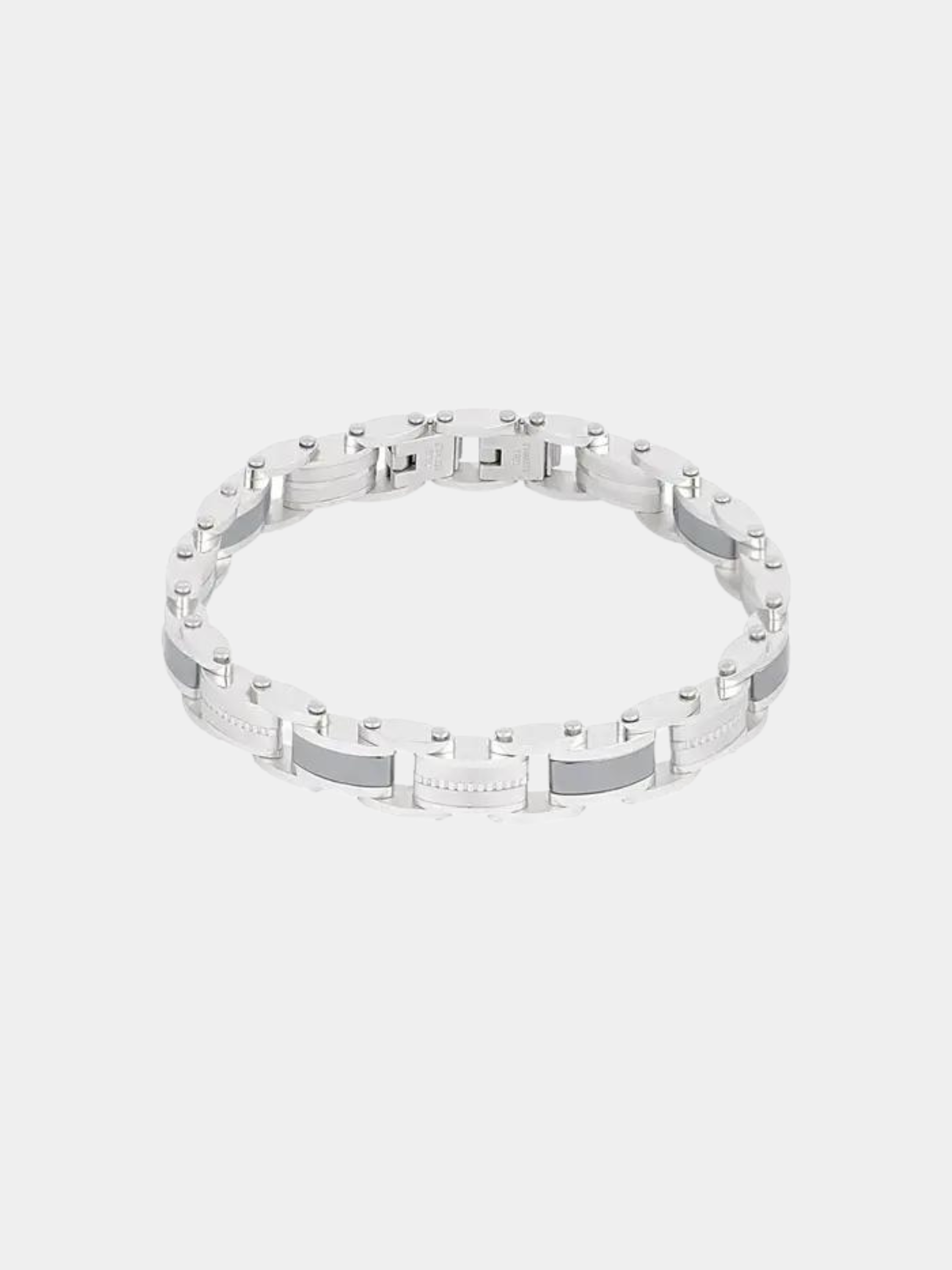 Linked Steel Men's Bracelet