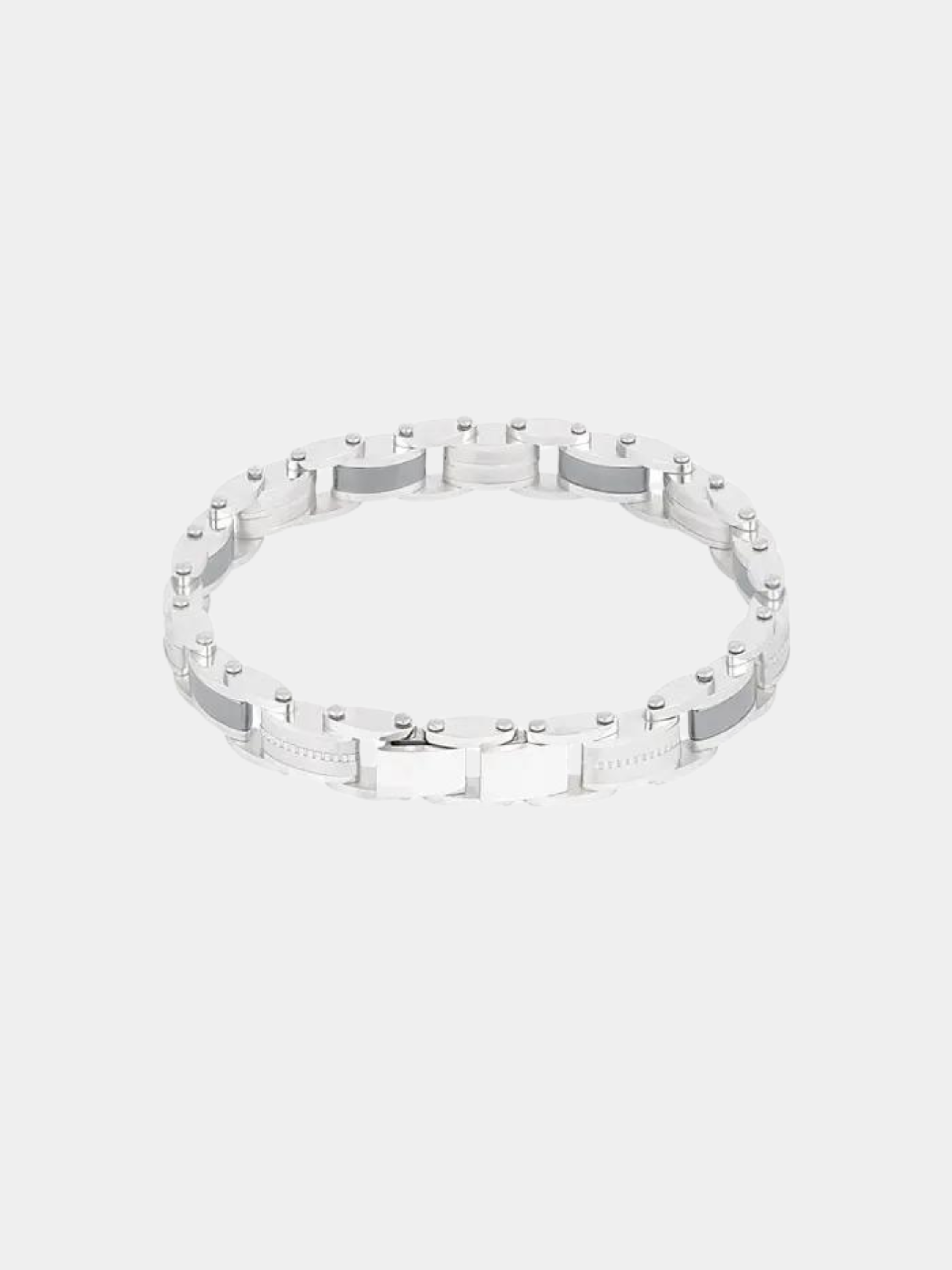 Linked Steel Men's Bracelet