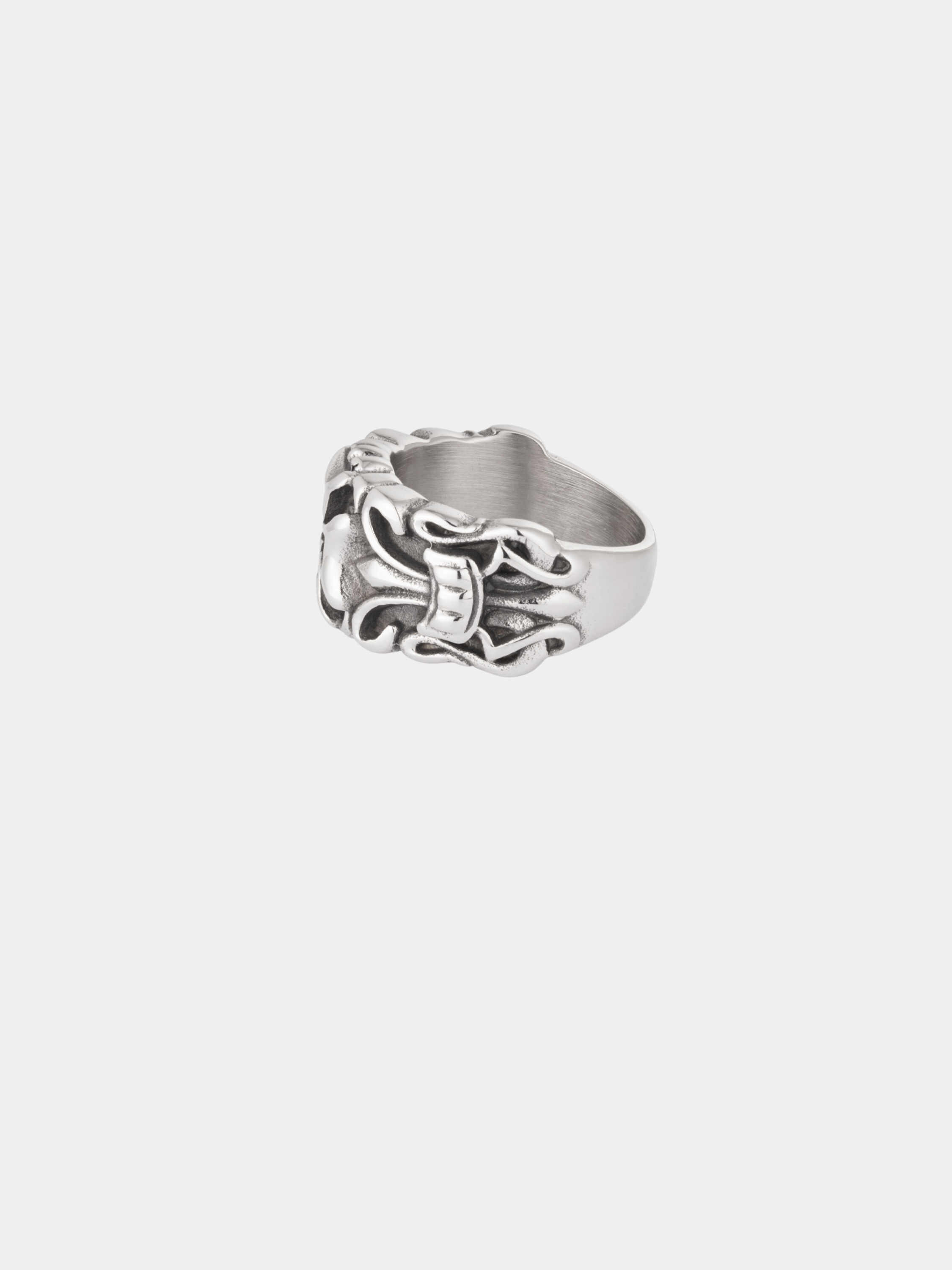 Men's Ring Ornament - Silver