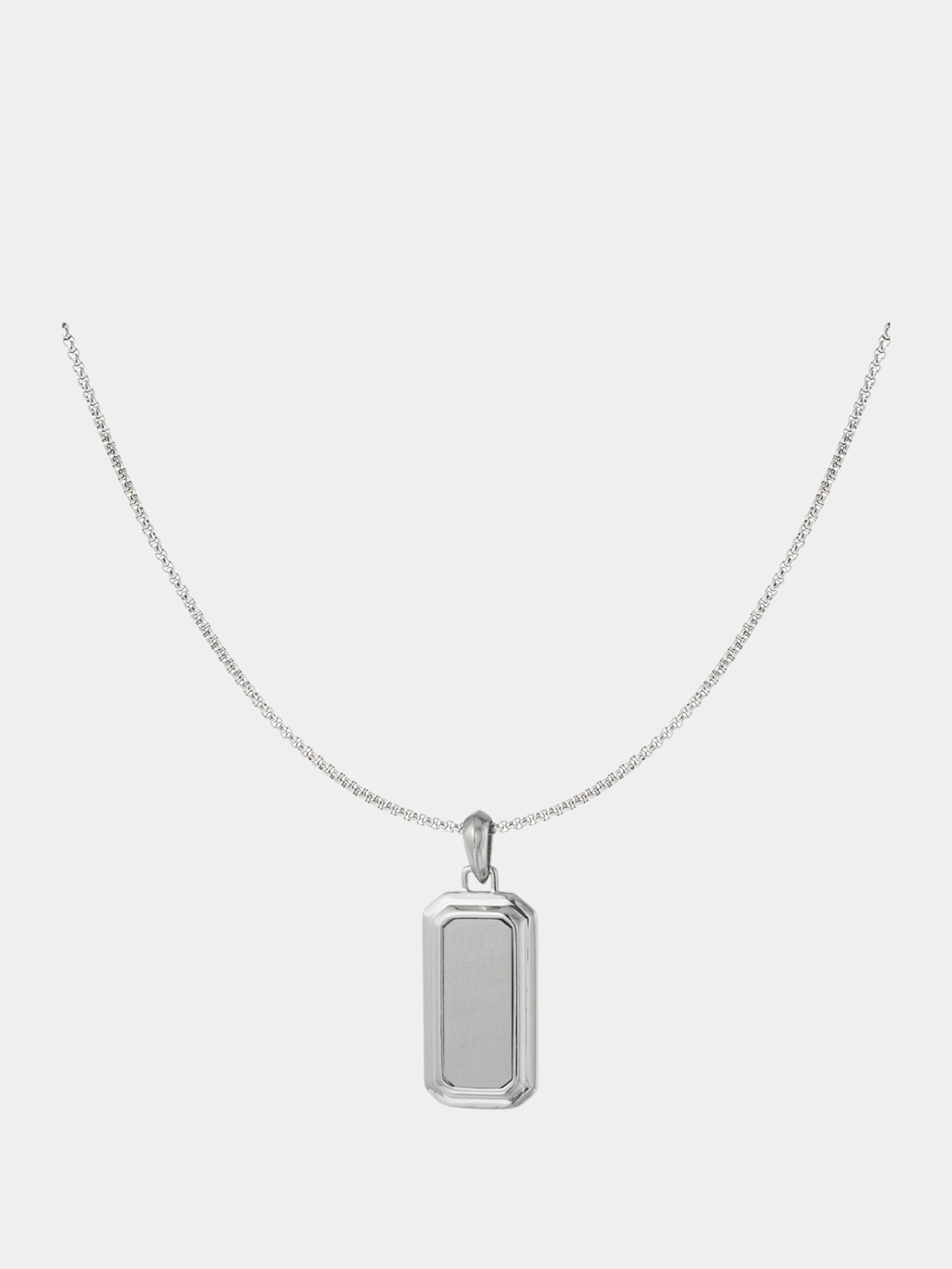 Men's Necklace Silver Pendant